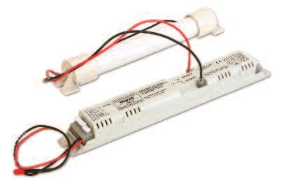 Elettrinverter Compatto T5 Alimentatore elettronico per illuminazione d emergenza per lampade fluorescenti T5 e fluorescenti Compatte. Si installa facilmente all interno di plafoniere.