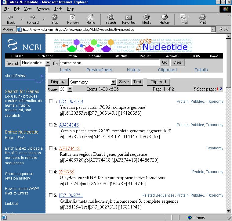 #3 Errori e stranezze LOCUS A00674 6 bp DNA PAT 29-JAN-1993 DEFINITION Nucleotide sequence 3 from patent WO8601533 ACCESSION A00674 KEYWORDS SOURCE. Unknown ORGANISM Unknown Unclassified.