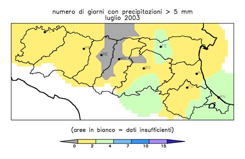 Confronto tra il mese meno