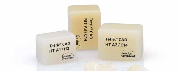 Informazioni prodotto Tetric CAD Il materiale Tetric CAD è un blocchetto in composito estetico per la realizzazione efficiente di restauri indiretti di denti singoli tramite la tecnologia CAD/CAM.