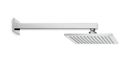 Ceiling head shower with raining jet. art. 67646E Rubinetto d arresto ad incasso da 3/4 con riduzioni da 1/2. Da abbinare a incasso art. 27891.