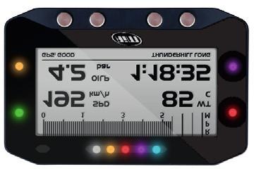 GS-Dash Display digitale Display per EVO4S e EVO5, risoluzione 268 x 128 pixel, 7 colori RGB configurabili per la retroilluminazione, sensore luce ambiente,