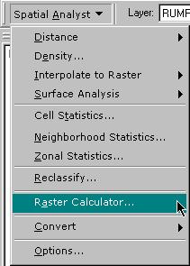 Raster Calculator Per ottenere la carta del disagio acustico è