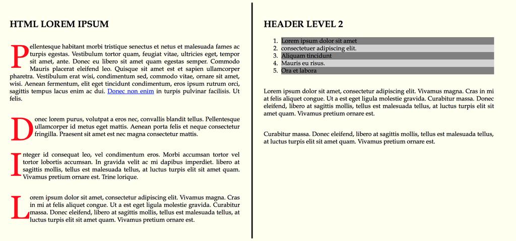 Esercizio%2% Associare al precedente documento HTML un foglio di