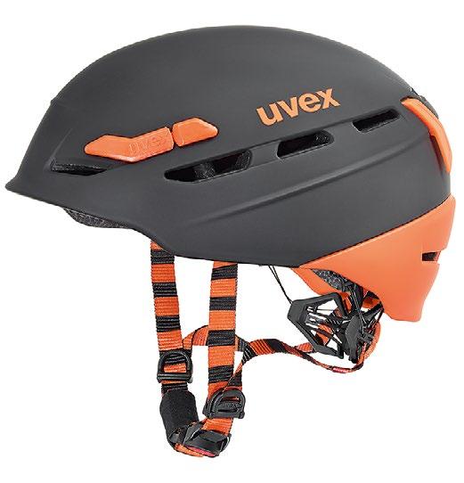 UVEX - P.8000 Questo nuovo casco è certificato e pronto per l azione in tre sport: sci, arrampicata e bicicletta, primo nel suo genere.