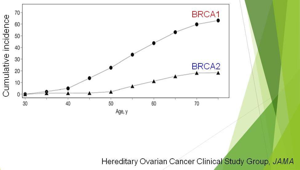 Variants Study Breast cancer risk (%) by age 70 y (95% CI) Antoniou et al.