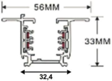 binario da incasso e accessori recessed track and accessories CODE