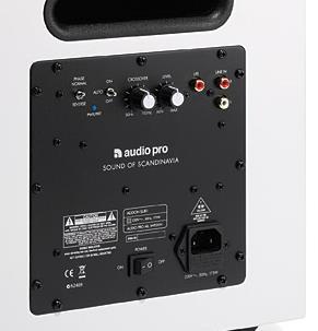 ADDON SUB - TV Sound SUBWOOFER AMPLIFICATO Street Price: 299,99 AMPLIFIERS & DRIVERS Bassreflex subwoofer with DSP Digital Class D amplifier 150 W