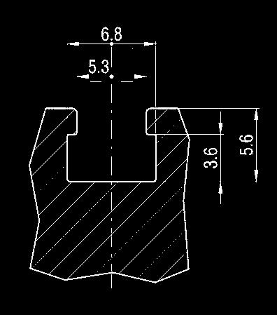 serie BU Cilindri compatti a norme AFNOR NF E49-004- e NF E49-004-2 DISPOSIZIONE DELLE CAVE PER sensori MAGNETICI E QUOTA