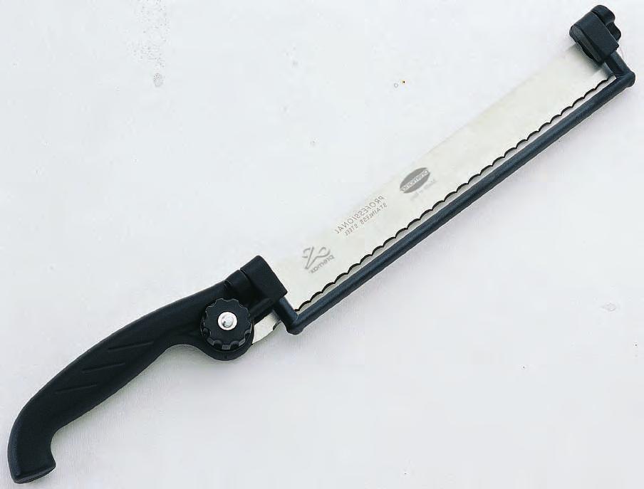 Universal knife with adjustable guide