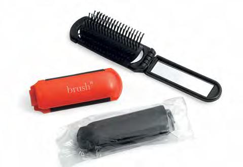 LB91246 - cm 14 LB91249 - cm 9 LB91246 - hair brush LB91249 - comb Packaging: restickable bag Materials: natural wood LB91246-5,51" LB91249-3,54"