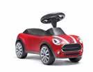 150,00 Tavola: polipropilene Ruote: polipropilene Nero/rosso/bianco 80 23 2460916 57 15,3 13 cm MINI PULL TOY CAR