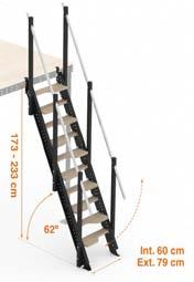PER LOFTBED Kit prolunga da 2 metri (2 pilastri e 2 traverse) altezza cm 30.