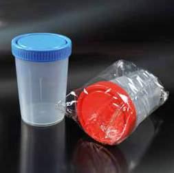 SUPPLIED / CONFEZIONE CAP COLOUR/COLORE TAPPO 2220 Bulk / Sfuso Light blue / Azzurro 2220/SG Sterile - Individually wrapped / Confezione singola Red / Rosso Urine containers graduated up to 150 ml,