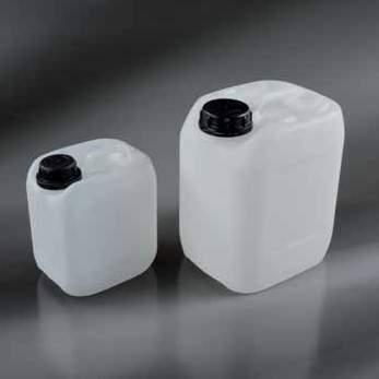The three biggest volumes (5, 10, 20 litres) are provided with inner cap and are conform to O.N.U. homologation for the transport of hazardous liquid substances. Suitable for foodstuff. VOL. LT DIM.