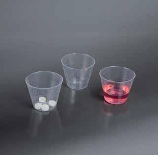 ML 12600 200 MEDICINE CUPS BICCHIERINI PER MEDICINALI GENERAL HOSPITAL ITEMS / ARTICOLI VARI PER OSPEDALI Polypropylene cups, suitable for