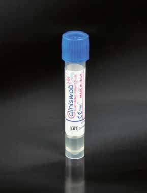 cliniswab LTS HOW TO USE/INDICAZIONI D'USO AMIES Swabs with pink screw cap test tube containing 1 ml of liquid AMIES transport medium for the sampling and preservation of aerobic, anaerobes and other