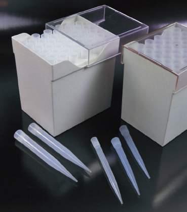 TIPS FOR MICROPIPETTES PUNTALI PER MICROPIPETTE MACRO TIPS PUNTALI MACRO High precision 5 and 10 ml macro tips allow a quick, safe and efficient handling of larger volumes.