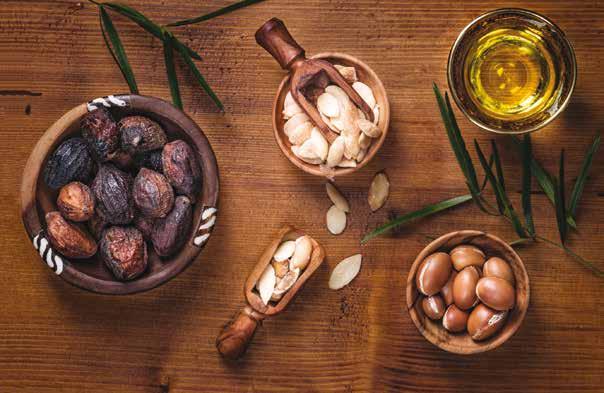 TUTTA LA MAGIA DELL OLIO DI ARGAN IN UN ECCEZIONALE LINEA COSMETICA NATURALE E A L Olio di Argan si ricava dai semi dell albero Argania spinosa, una pianta spontanea e particolarmente longeva che