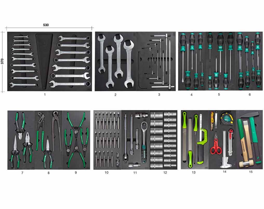 Kit Professional 6 cassetti 139 utensili