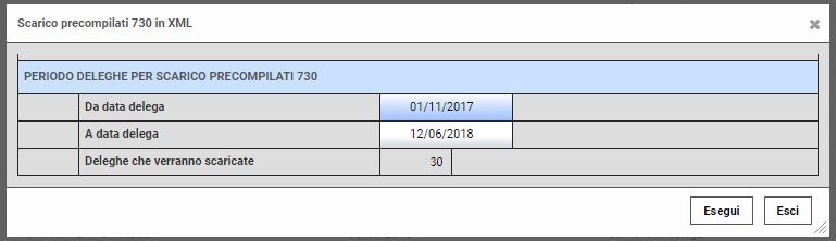 1. PRECOMPILATI Sul portale di Albero Logico, in cui sono state inserite le deleghe, sono disponibili i file xml da importare sul proprio software.