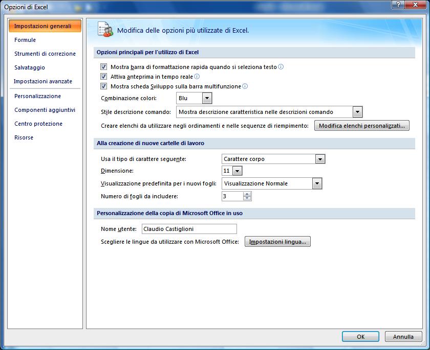 Il comando Prepara fornisce numerose funzioni che risultano nuove per Excel come Controlla documento o Aggiungi firma digitale.