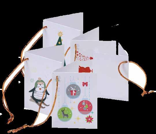 Natale Carta da lettere con varie decorazioni natalizie formato A4.