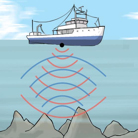 Eco e Sonar Un suono emesso verso il fondo da