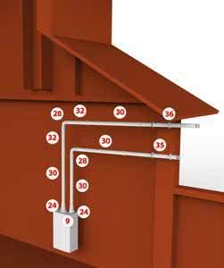 5 m 0PROLUNG18 14,10 33 Raccordo a T M/M/F Ø60 0RACCORT06 21,00 34 Scarico condensa Ø60 0SCARCON03 17,95 35 Terminale