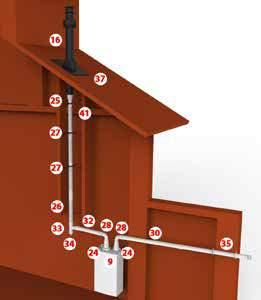 5 m 0PROLUNG18 14,10 33 Raccordo a T M/M/F Ø60 0RACCORT06 21,00 34 Scarico condensa Ø60 0SCARCON03 17,95 35 Terminale aspirazione Ø60 L=1m 0TERMASP01