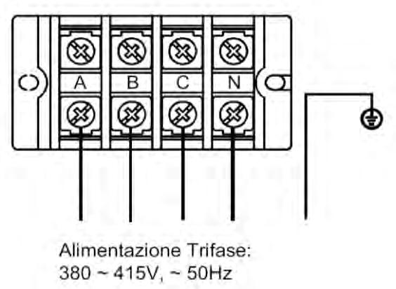 Esempio MS02E/N1-C + MS04E/N1-C DETTAGLIO DELLE MORSETTIERE DI COLLEGAMENTO PRESENTI SULLE UNITA ESTERNE