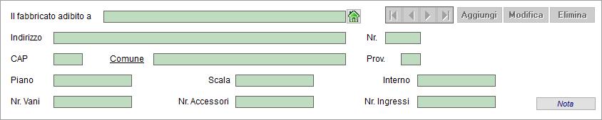 I dati sono importabili tramite il pulsante direttamente dal Contratto o dall Evento Cessione connesso.