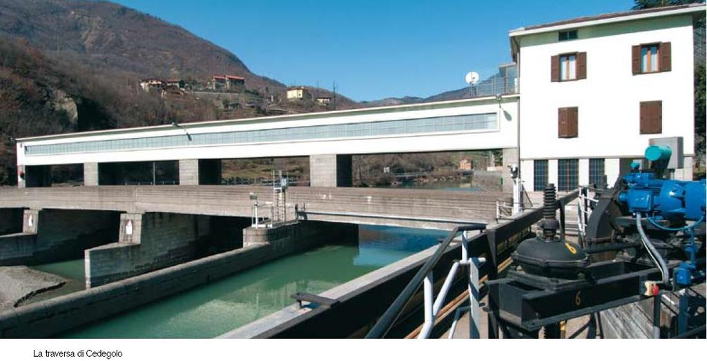 DESCRIZIONE DELL IMPIANTO CEDEGOLO L impianto di Cedegolo utilizza le acque di scarico della Centrale di Sonico, direttamente immesse nella galleria d adduzione e riportate di seguito: le acque