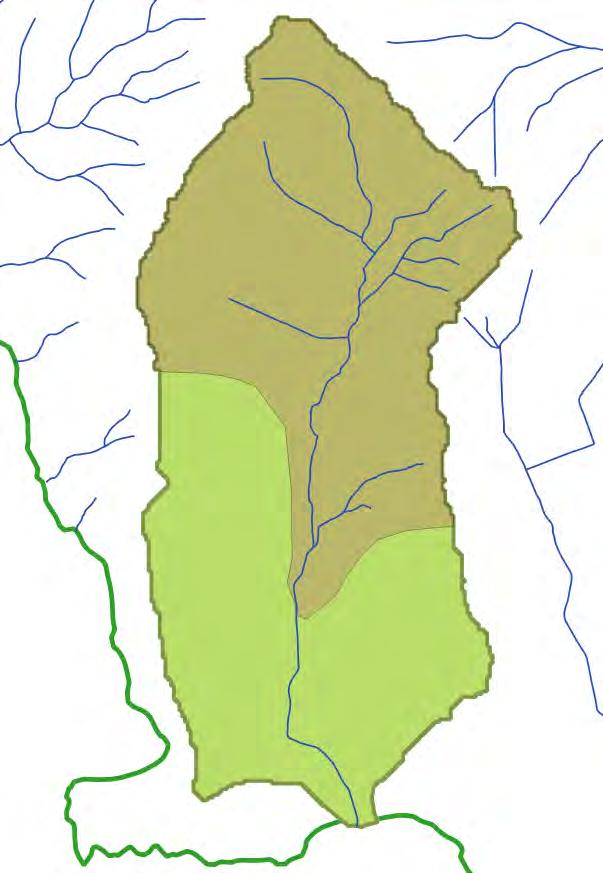 2.2. Bacini idrografici Per individuare il bacino idrografico si è utilizzato la cartografia CTR in scala 1:10000 riportante le curve di livello a 10 m.