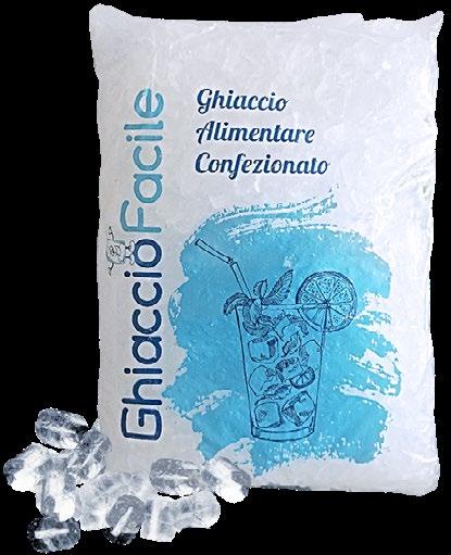 GHIACCIO Ghiaccio alimentare pronto, confezionato in sacchetti adatto all utilizzo nei