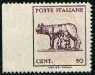 Luogotenenza 221 * Lupa con filigrana n. 515 cinque esemplari su busta da Napoli per gli Usa (California) il 10.11.44 - a lato in violetto "A.C.S.