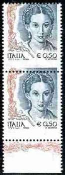 n. 2031 Ea)... 85,00 852 ** Donna nell'arte Lire 1.000/ 0,52 n.