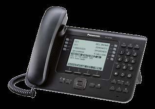 KX-NT556/KX-NT553 Telefono IP Executive Display LCD retroilluminato a 6 righe (3 righe per KX-NT553) 36 (12x3) pulsanti CO flessibili a
