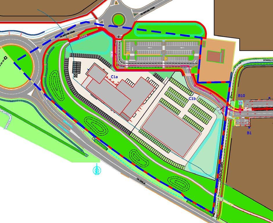 In termini di assetto urbanistico generale, rispetto a quanto previsto nel progetto già autorizzato, si propongono con la variante modesti cambiamenti e di conseguenza anche le modifiche sull'assetto