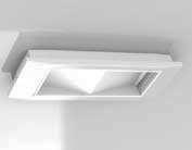 CARTONGESSO INSTALLAZIONE VERSIONE A ANDIERA PARETE Foro incasso: 279x94 mm 4266 staffa controsoffitto Design da ordinare separatamente 4267 SCERMO ANDIERA DESIGN LED DS/SX da ordinare separatamente