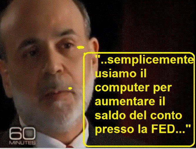 Inoltre, questo è quello che fanno le Banche Centrali che non