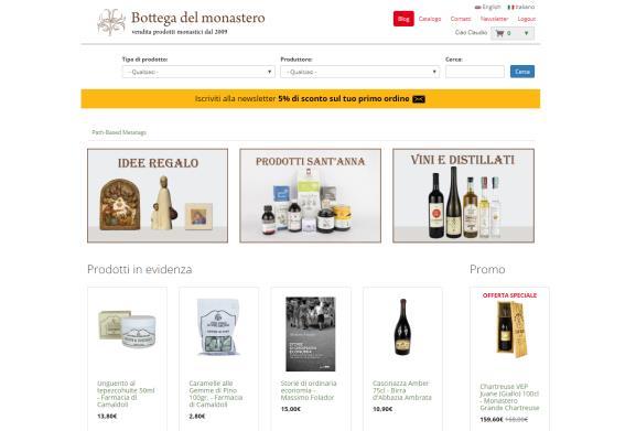 Chi siamo Bottega del Monastero www.bottegadelmonastero.it è una realizzazione della cooperativa sociale Botteghe e Mestieri.