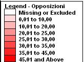 Confronto Opposizioni 2011 vs 2012* Anno 2011: 28,7 % Anno 2012: