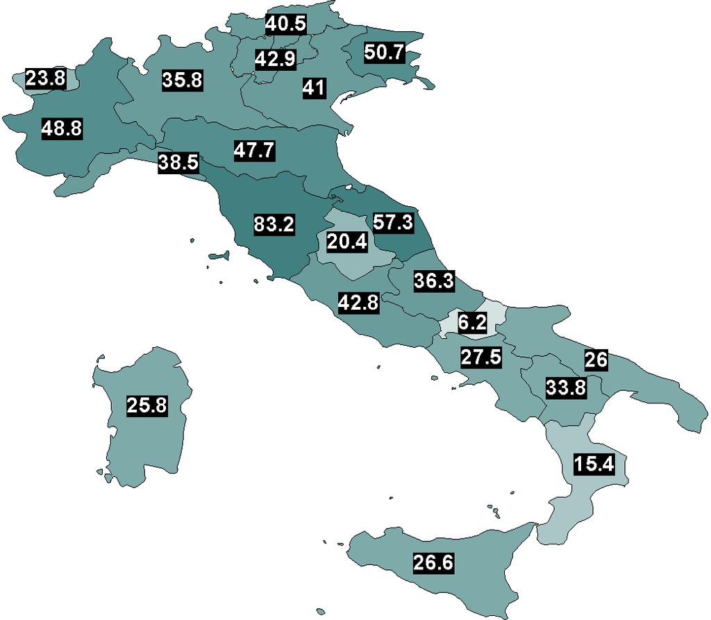 Confronto Donatori Segnalati PMP 2009 vs 2010*