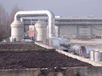 Impianto di trattamento per Rifiuti non Pericolosi di Legnago 16 > Controllo dell aria ambiente L impianto di Torretta si è dotato nel 70 % della portata finora trattata ed corso del 2005, di un