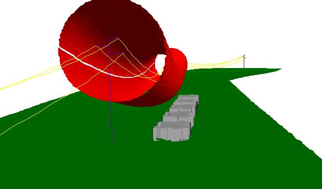 Figura 3: tubo Figura 4: curva isocampo su piano verticale 17 LE FASCE DI RISPETTO POSSONO ESSERE CALCOLATE PER TUTTE LE LINEE PRESENTI IN ARCHIVIO OPPURE SOLO PER LINEE CHE SODDISFANO SPECIFICI