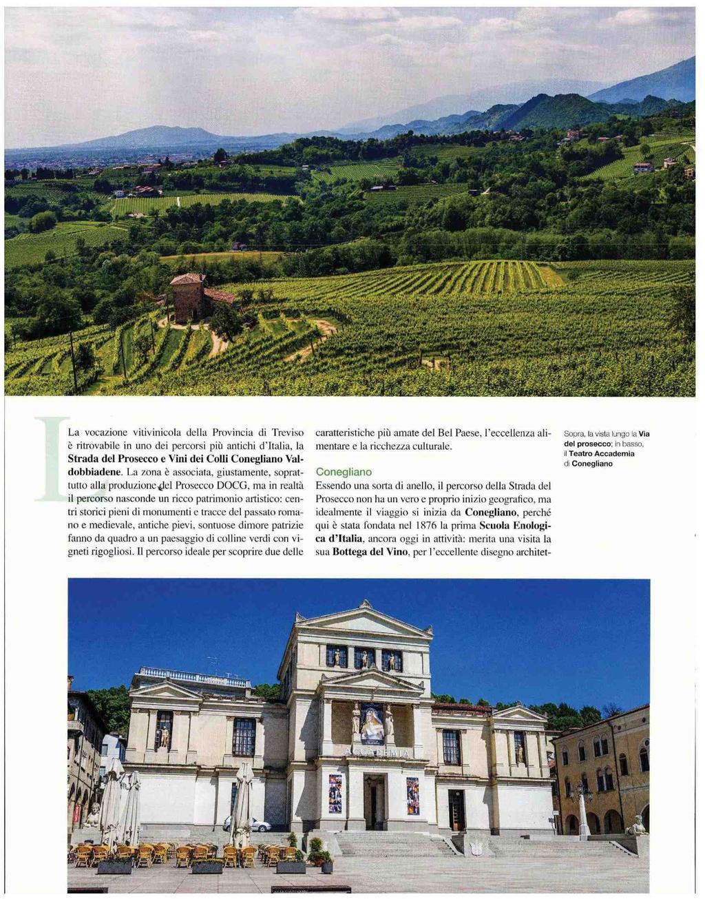 La vocazione vitivinicola della Provincia di Treviso caratteristiche più amate del Bel Paese, l'eccellenza alimentare e la ricchezza culturale.