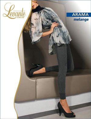 Arama Melange AMEL Leggings 6,50 Pantacollant in morbida microfibra color melange. Tuttonudo, soft band e tassellino in cotone.