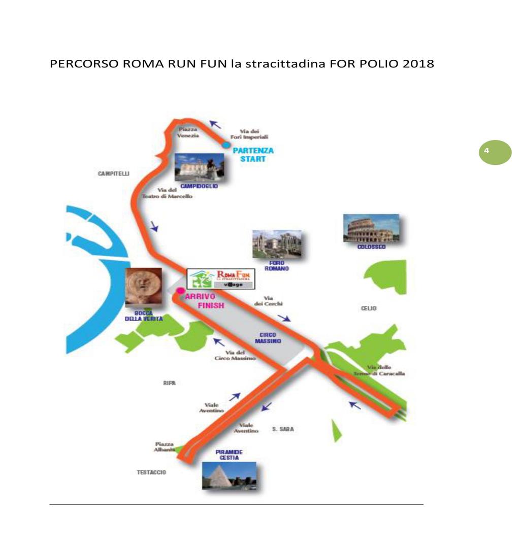 Di seguito la mappa del percorso che il nostro Maurizio Viziano percorrerà in occasione della sua partecipazione alla Maratona di Roma 2018 per raggiungere l importante obiettivo di aiutare il Rotary