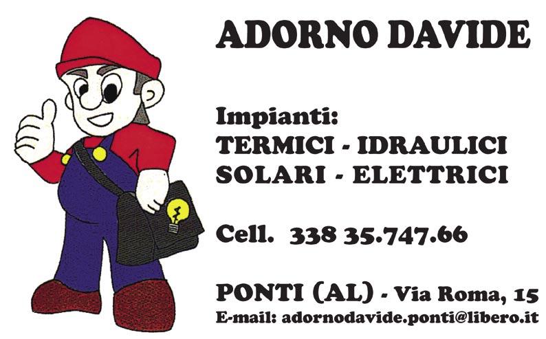 338 4301408 Via Roma, 15-15010 PONTI (AL) Mail: